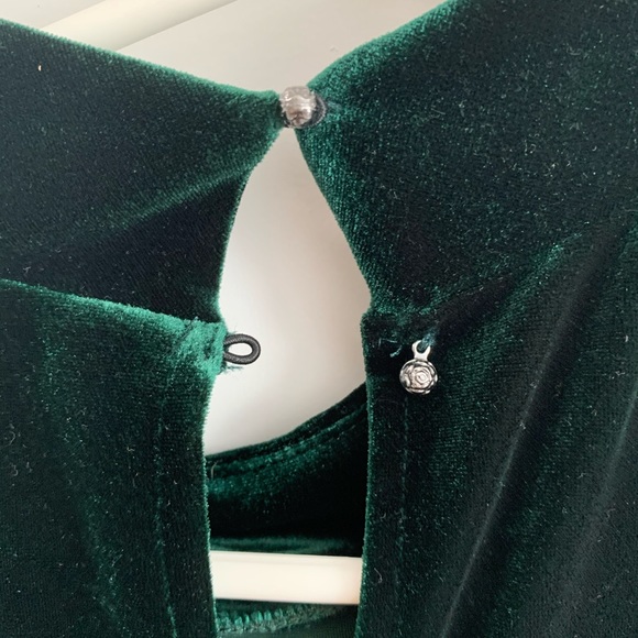 Velvet High Neck Dress - Picture 4 of 5